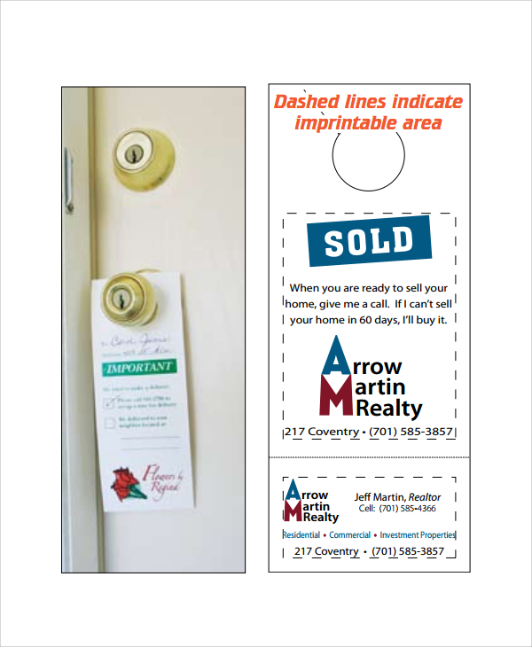 door hangers template publisher