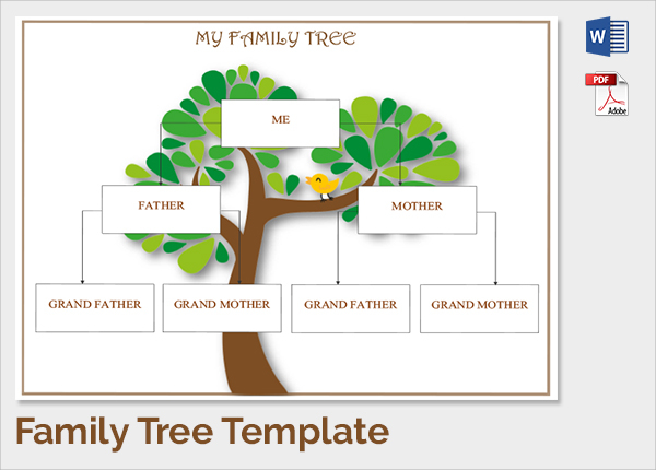 A Simple Family Tree Template - Over 50+ Templates