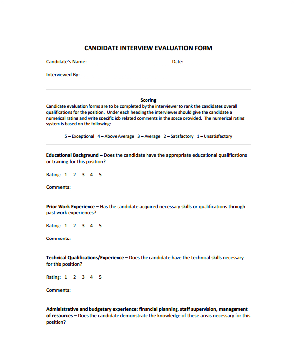 Free 5 Sample Interview Summary Templates In Pdf Ms Word