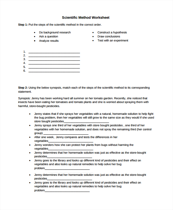 40 The Scientific Method Worksheet Answers Worksheet Master