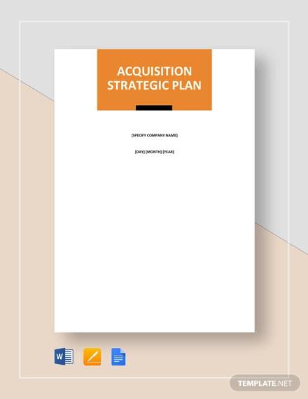 sample business plan for acquisition