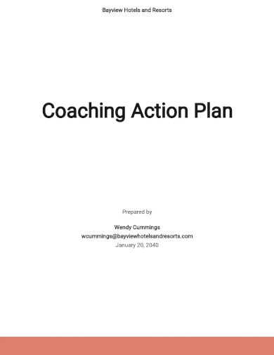 coaching action plan template