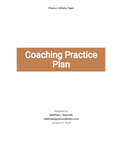 coaching practice plan template