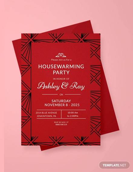 FREE 10+ Amazing Housewarming Invitation Templates in PSD | EPS | AI