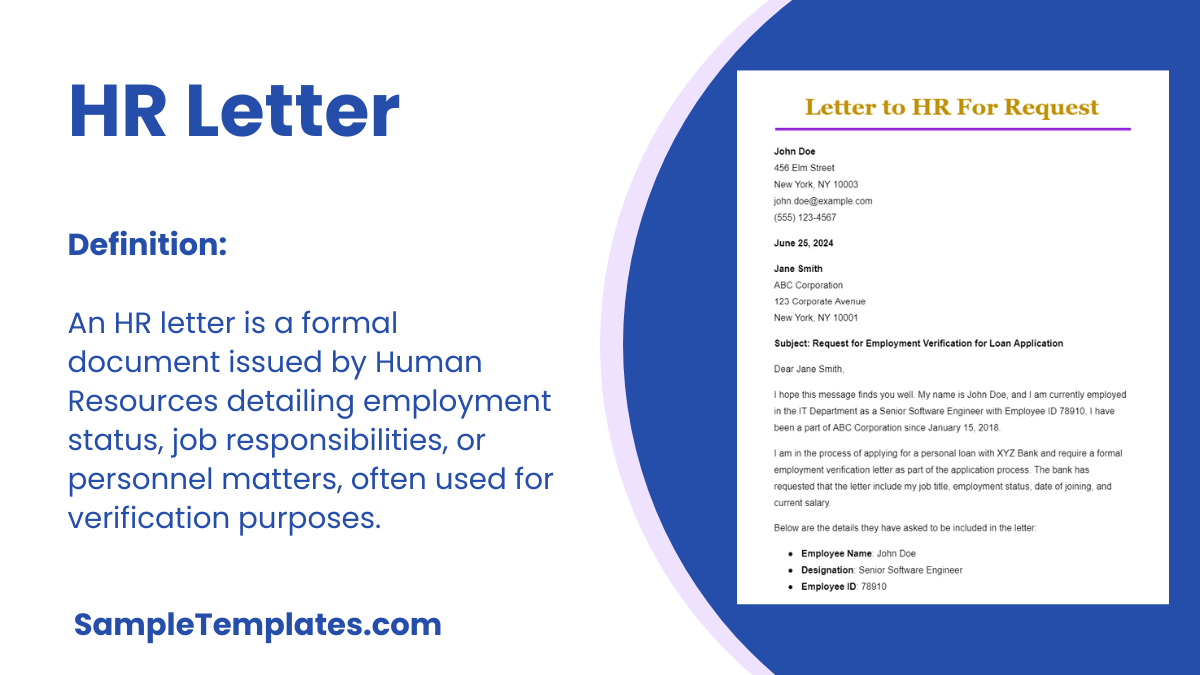 HR Letter