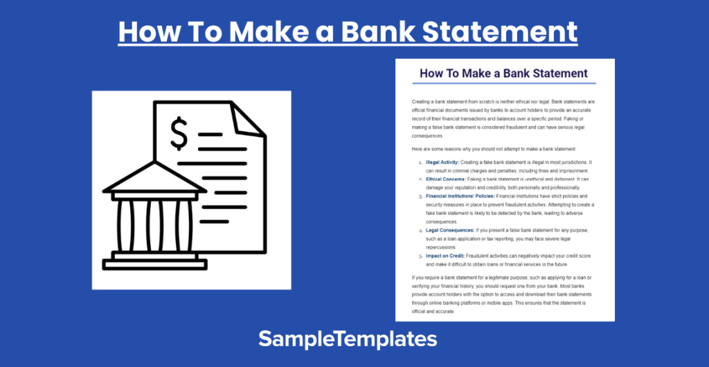 how to make a bank statement 1024x530