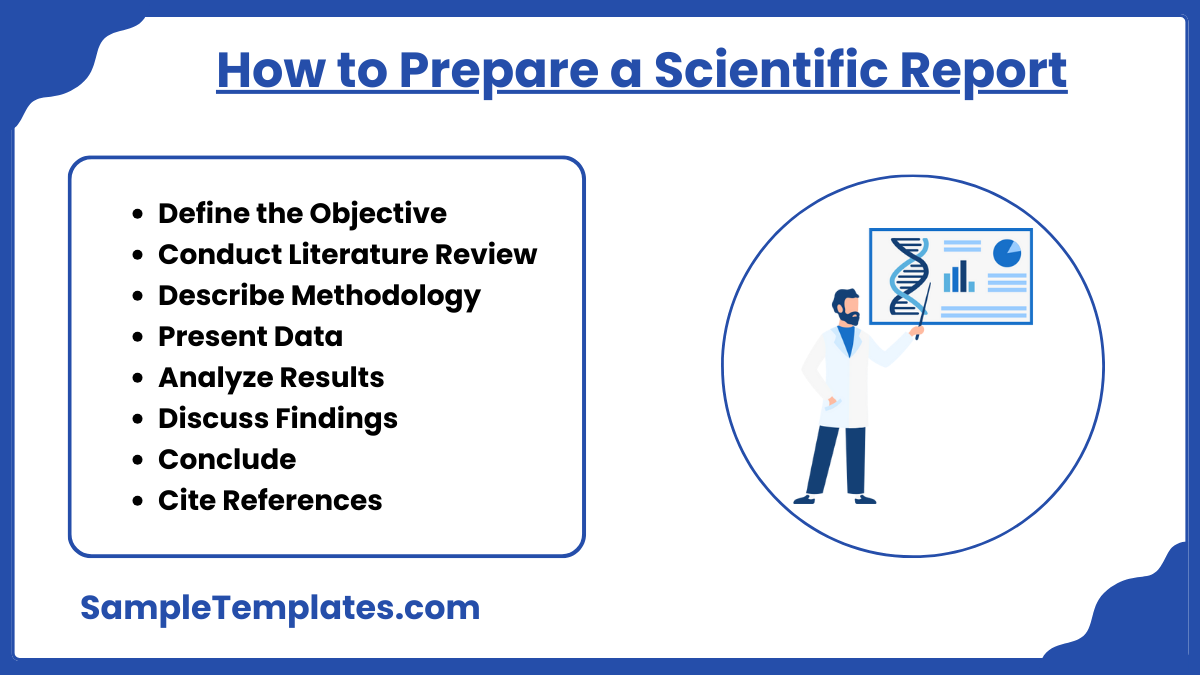 how to prepare a scientific report