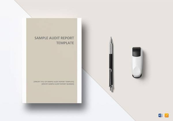printable audit report template