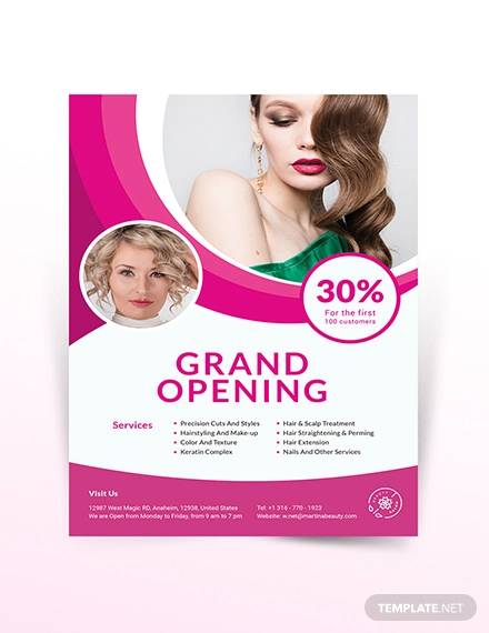 Beauty Salon Flyer Template from images.sampletemplates.com