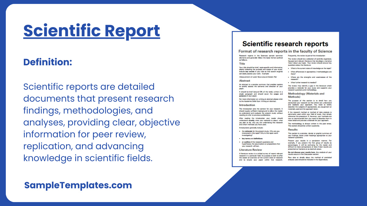 Scientific Report