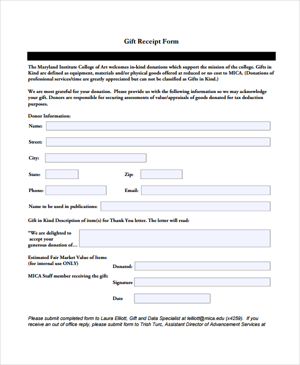 FREE 28+ Receipt Templates in PDF MS Word