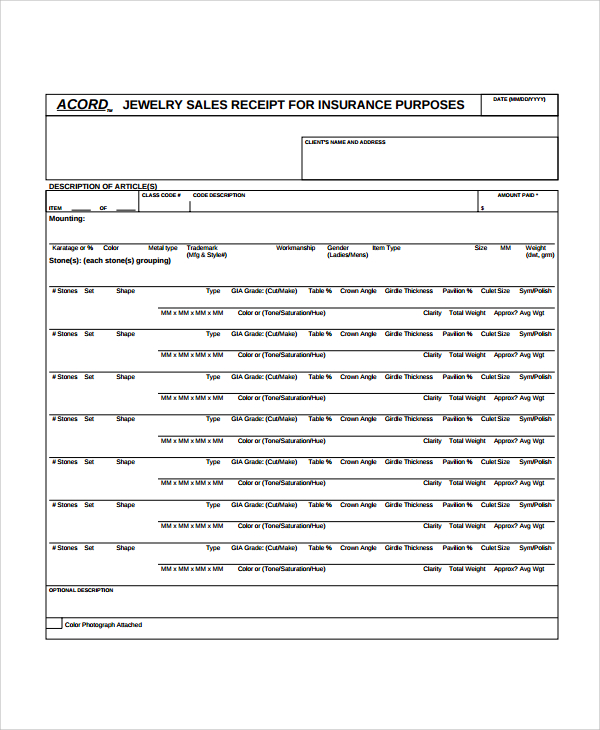 FREE 28+ Receipt Templates in PDF MS Word