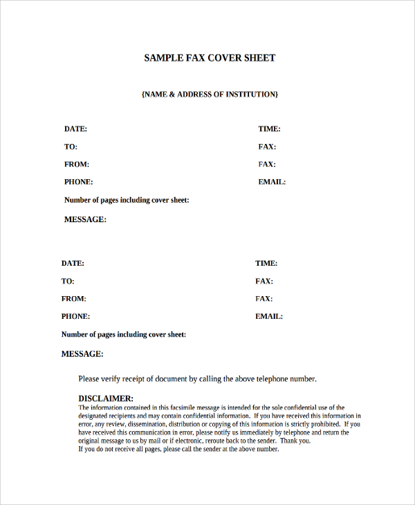 free 19 sample fax cover sheet templates in pdf ms word