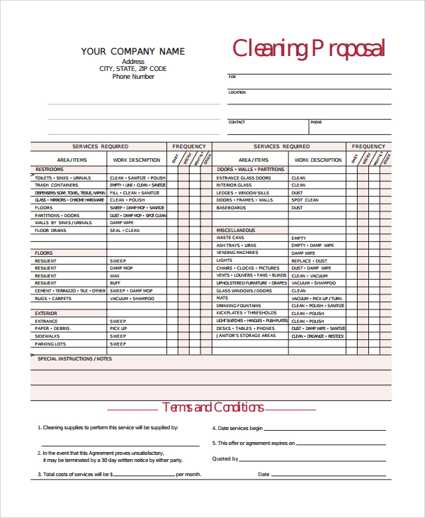 FREE 7+ Sample Service Quote Templates in Excel MS Word PDF