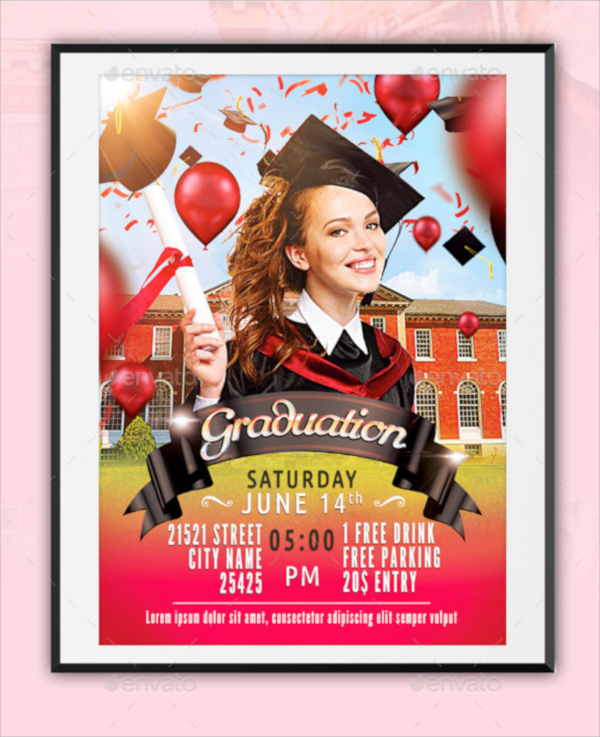 FREE 18+ Graduation Flyer Templates in MS Word PSD EPS Pages