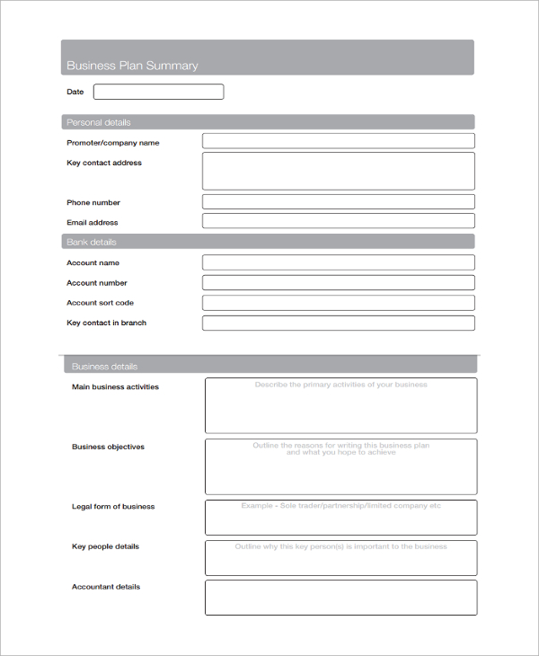 delivery service business plan template