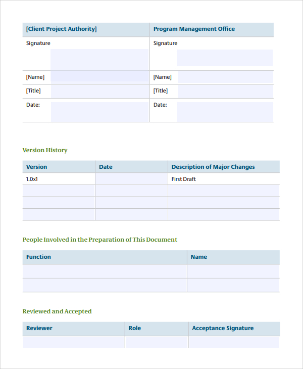 sample it project plan template