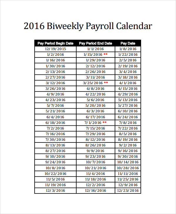 Bi Weekly Payroll Calendar 2025 Excel - Cahra Corella