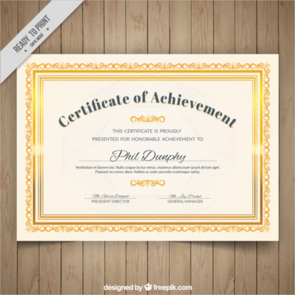 certificate design psd files free download