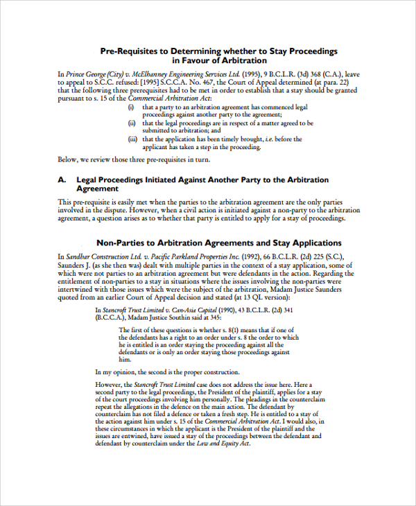 arbitration clauses in employment contract agreement 