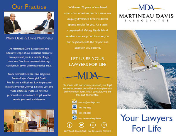 lawyer law firm brochure
