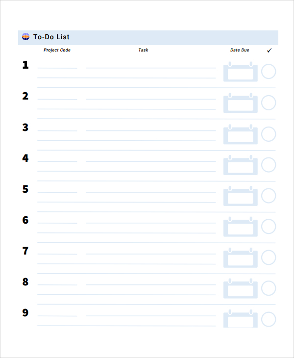 Lista 101+ Foto To-do List Template Mirada Tensa