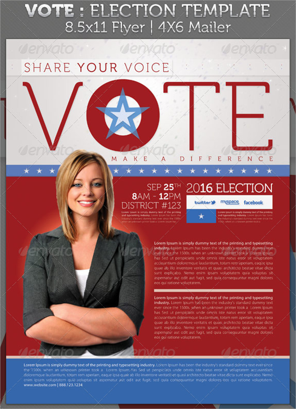 FREE 11  Political Brochure Templates in PSD EPS MS Word Apple