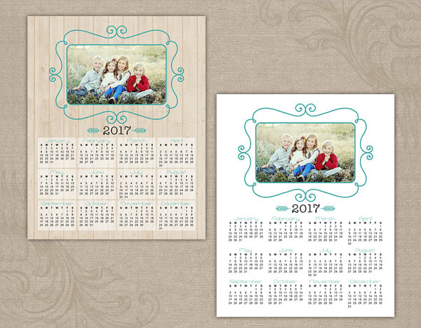 printable photo calendar
