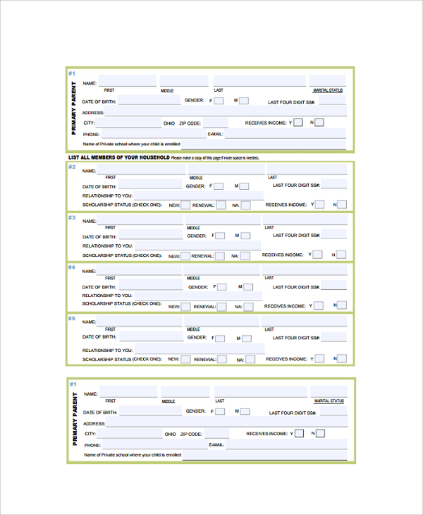 10+ Income Verification Forms  Sample Templates