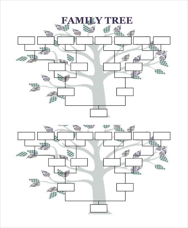 Printable Simple Family Tree Template Printable Templates