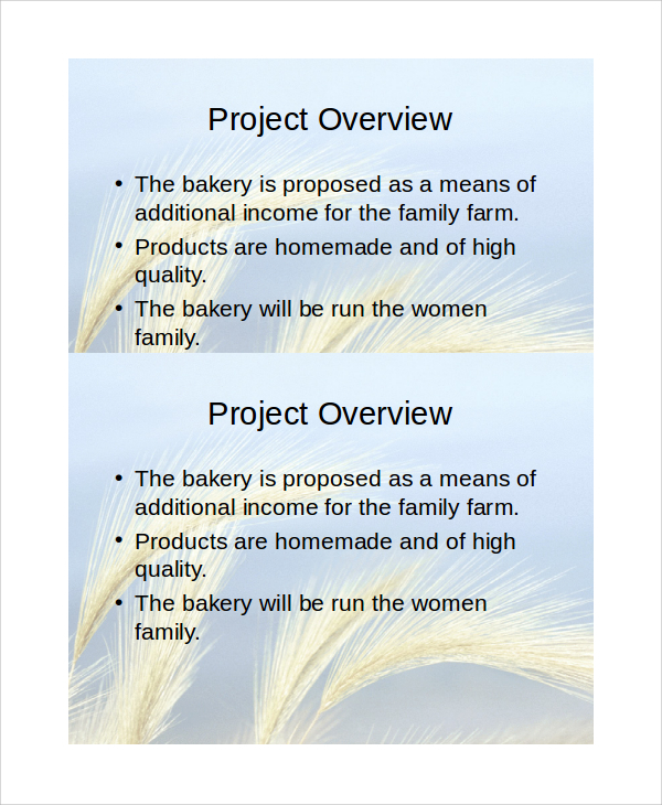 management plan for bakery business