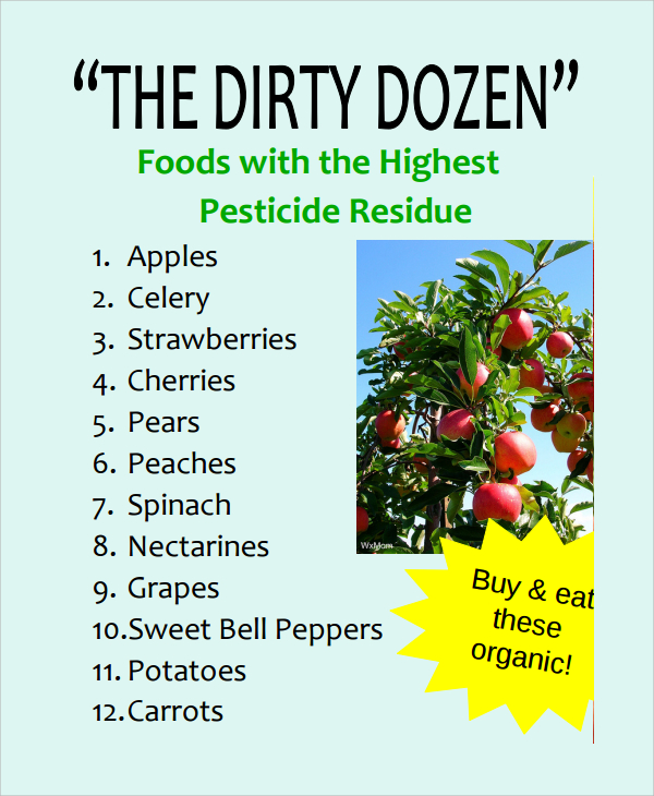 organic grocery list
