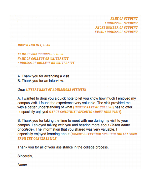 Free 9 Sample College Acceptance Letter Templates In Pdf Word