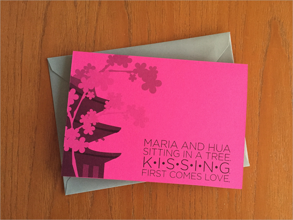 pink colour engagement party invitation