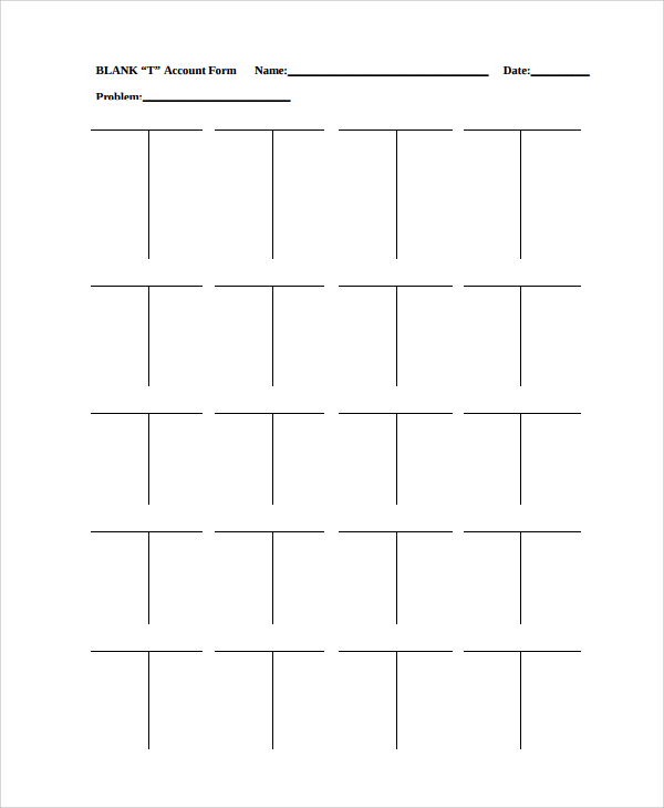 blank accounting form