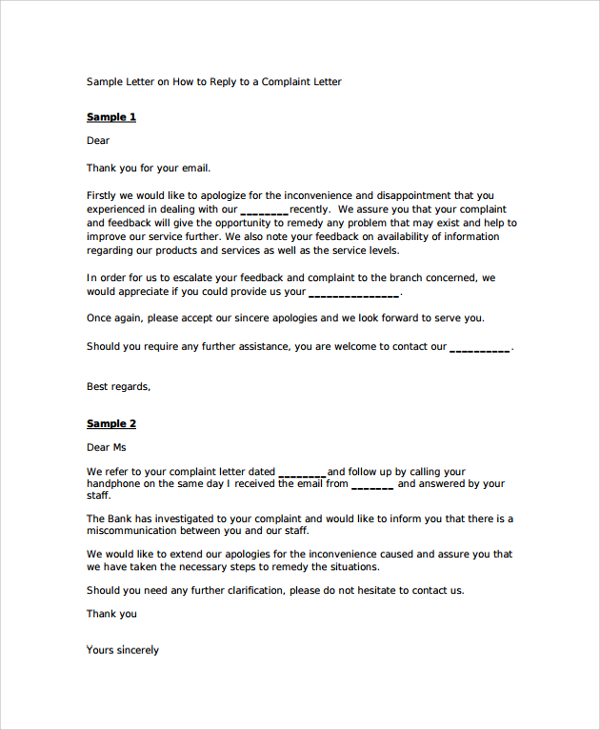 FREE 25 Sample Apology Letter Templates In PDF