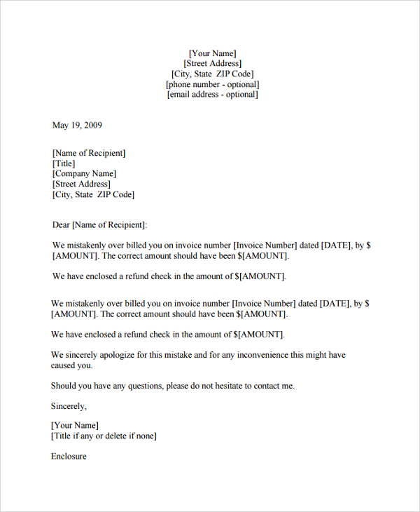 FREE 25+ Sample Apology Letter Templates in PDF | MS Word | Pages ...