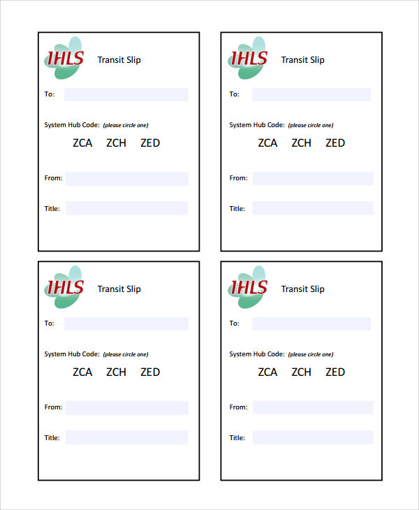 simple delivery slip template
