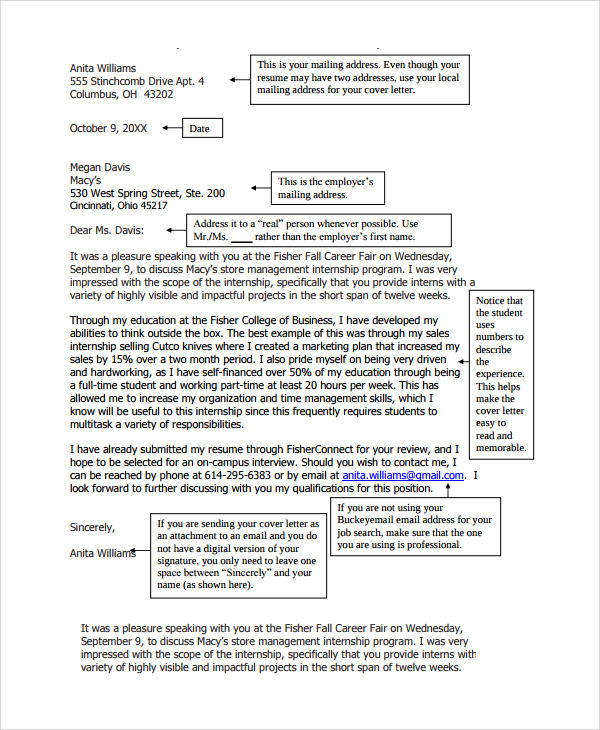 Grocery cover letter examples