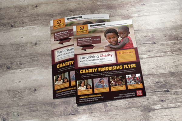 charity fundraising flyer template