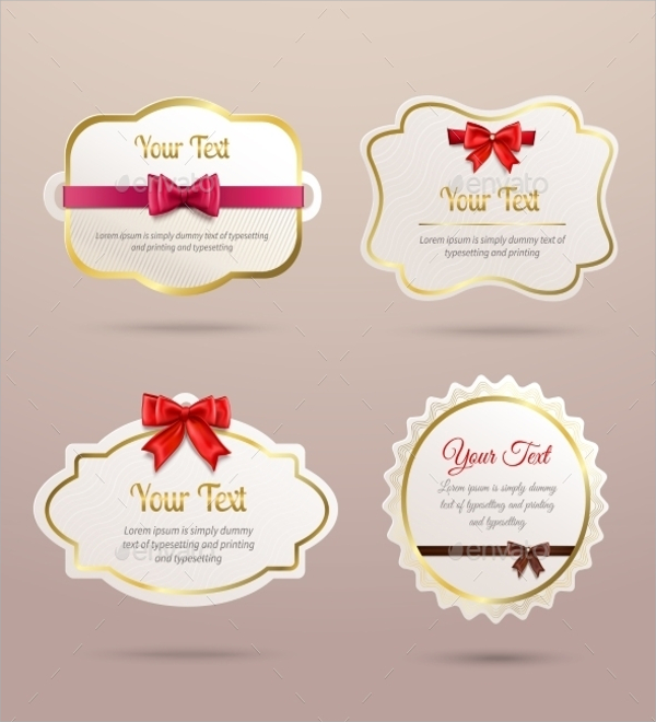 gift label template