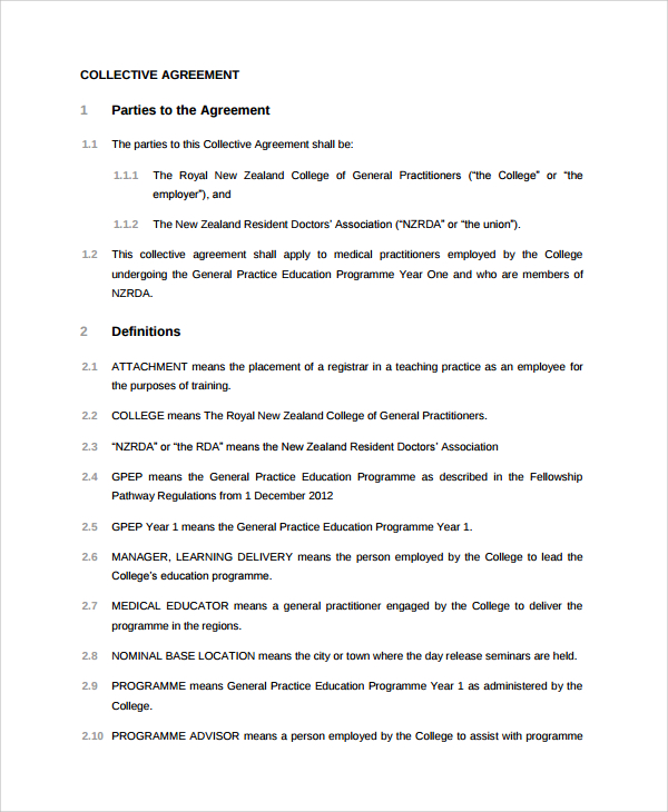 draft individual employment agreement