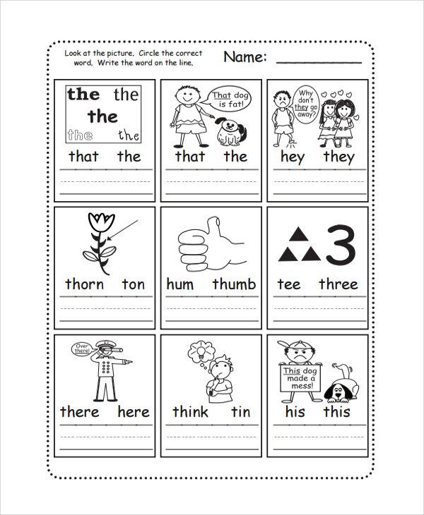 FREE 7 Sample Phonics Worksheet Templates In PDF