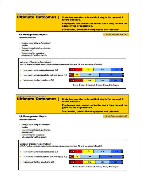 FREE 35+ Sample HR Reports in MS Word PDF