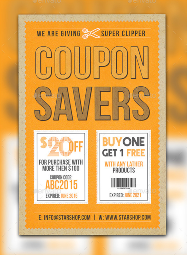 printable coupon flyer template