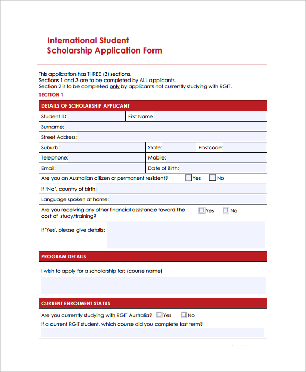 free-7-sample-scholarship-application-forms-in-pdf-ms-word