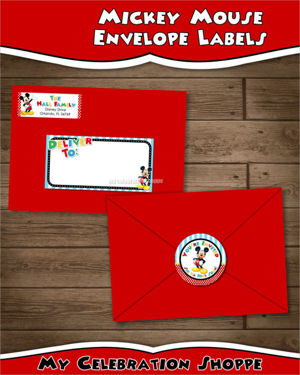 address label envelope