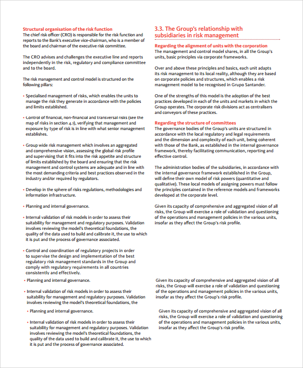 project risk assessment report