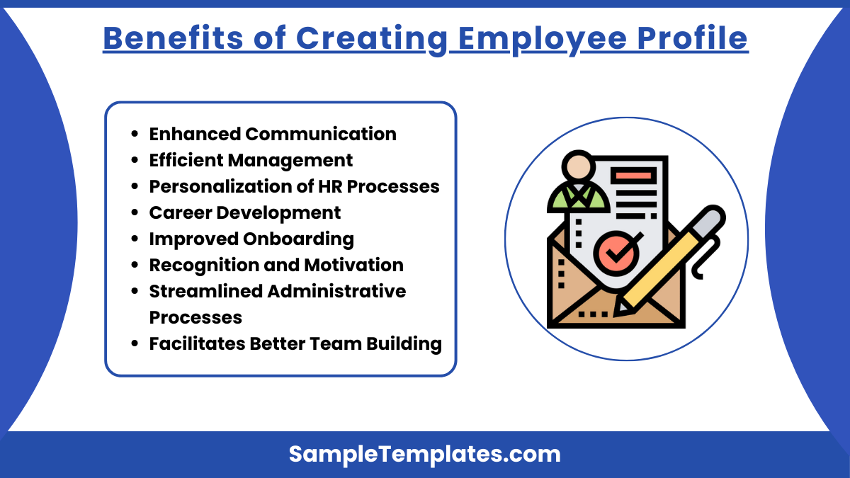 benefits of creating employee profile