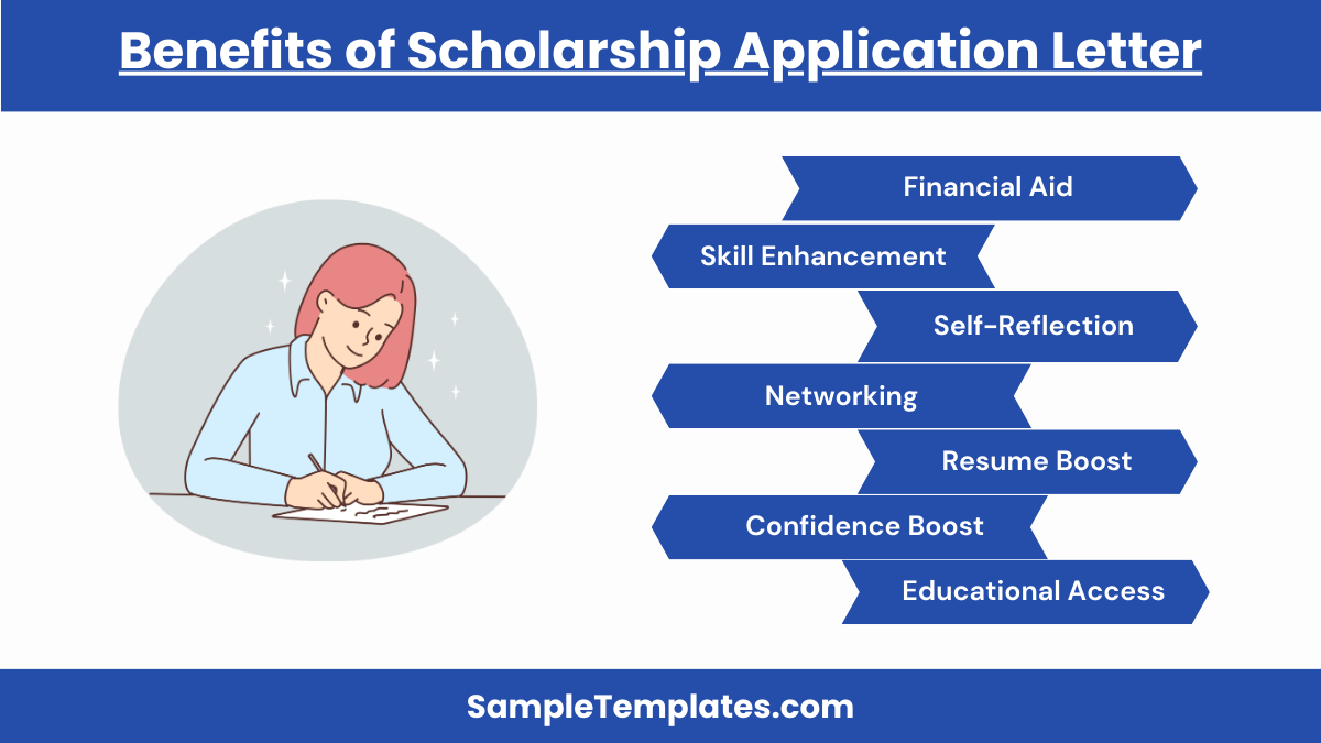 benefits of scholarship application letter